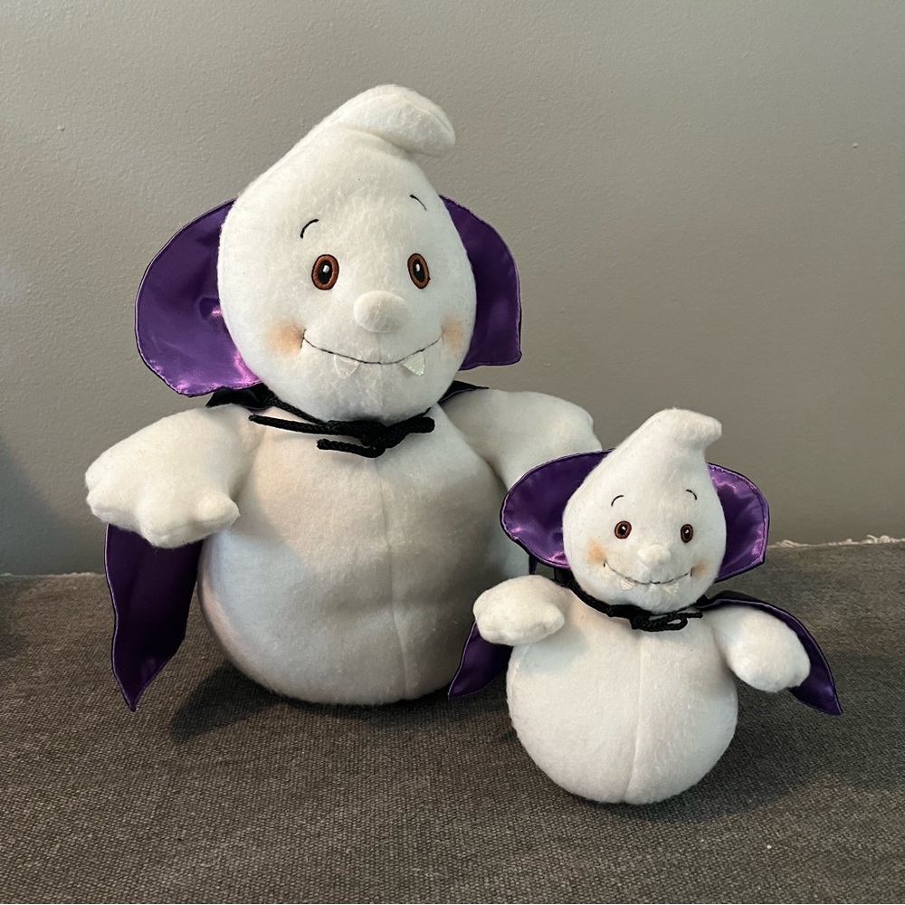 Vintage Hallmark Halloween Plush
Stuffed Count Ghostula Vampire Ghost Duos